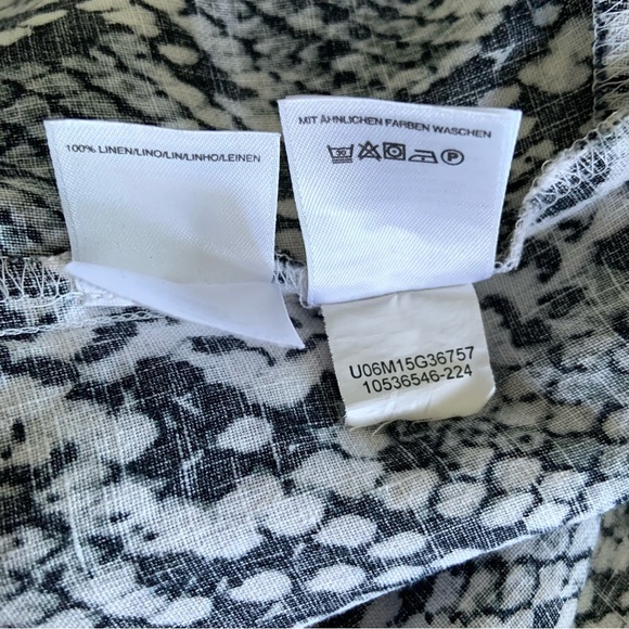 Oversized Jones New York linen reptile shirt - Picture 4 of 8